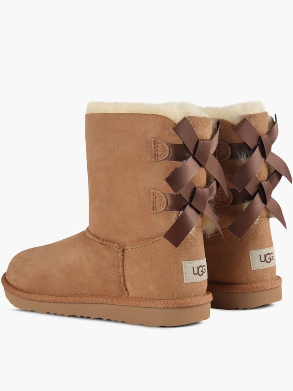 UGG Chestnut Bow-Back Boots